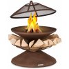 Blumfeldt Aguilera, ohnisko s grilom, Ø 65 cm, úložný priestor na drevo, oceľ (GDW27-Aguilera-Rust) Blumfeldt Aguilera, ohnisko s grilom, Ø 65 cm, úložný priestor na drevo, oceľ (GDW27-Aguilera-Rust)
