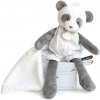Plyšová panda na maznanie Attrape-Rêves Doudou et Compagnie sivá v darčekovom balení 28 cm od 0 mes Plyšová panda na maznanie Attrape-Rêves Doudou et Compagnie sivá v darčekovom balení 28 cm od 0 mes