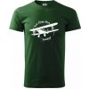 Still Plays With Planes - Klasické pánske tričko vyššej gramáže - M ( Fľaškovozelená ) Still Plays With Planes - Klasické pánske tričko vyššej gramáže - M ( Fľaškovozelená )
