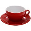 Nuova Point Palermo Latte červené šálky 290 ml + podšálky 6ks Nuova Point Palermo Latte červené šálky 290 ml + podšálky 6ks