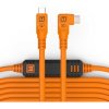 Tether Tools CUC31RT2-ORG USB-C na USB-C (zahnutý konektor), 9,4m, oranžový Tether Tools CUC31RT2-ORG USB-C na USB-C (zahnutý konektor), 9,4m, oranžový