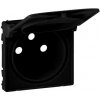 VALENA LIFE Kryt zásuvky 2P+T IP44 čierny 756862 VALENA LIFE Kryt zásuvky 2P+T IP44 čierny 756862