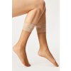 Basbleu Silonkové ponožky Akemi vysoké 20 DEN natural uni Basbleu Silonkové ponožky Akemi vysoké 20 DEN natural uni