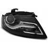 TUNING-TEC Predné svetlá, AUDI A4 B8, 2008-2011, TRU DRL BLACK TUNING-TEC Predné svetlá, AUDI A4 B8, 2008-2011, TRU DRL BLACK