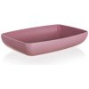 Servírovací tác Culinaria plastový tmavoružový 18 x 12 cm Servírovací tác Culinaria plastový tmavoružový 18 x 12 cm
