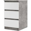 Nábytek PEGAS s.r.o. Komoda SIMPLICITY 237, Beton/Bílý lesk Nábytek PEGAS s.r.o. Komoda SIMPLICITY 237, Beton/Bílý lesk