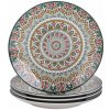 Vancasso Mandala Verde – sada porcelánových tanierov s mandalovým vzorom Vancasso Mandala Verde – sada porcelánových tanierov s mandalovým vzorom