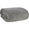 Eurofirany Hebká deka LISA ová antracit Polyester 150x200 cm Eurofirany Hebká deka LISA ová antracit Polyester 150x200 cm