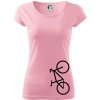 Bicykel na výšku - Dámske tričko Pure - M ( Ružová ) Bicykel na výšku - Dámske tričko Pure - M ( Ružová )