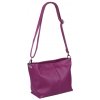 NovaKabelka.sk Batilda Prugna kožená talianska crossbody kabelka ružová NovaKabelka.sk Batilda Prugna kožená talianska crossbody kabelka ružová