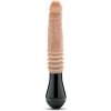 Blush Dr. Skin Silicone Dr. Knight Thrusting Gyrating Vibrating Dildo Beige