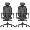 2PACK Kancelárska stolička AFRODITE čierna (2 ks) 2PACK Kancelárska stolička AFRODITE čierna (2 ks)