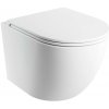 OMNIRES | OMNIRES OTTAWASPXMWBM - Závesné WC s WC sedátkom SoftClose OTTAWA keramika/biela | ON0019 OMNIRES | OMNIRES OTTAWASPXMWBM - Závesné WC s WC sedátkom SoftClose OTTAWA keramika/biela | ON0019