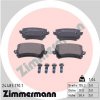 ZIMMERMANN Sada brzdových platničiek kotúčovej brzdy 24483.170.1 ZIMMERMANN Sada brzdových platničiek kotúčovej brzdy 24483.170.1