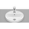 Roca Gap umývadlo 40x40 cm okrúhly vstavané umývadlo biela A3270Y4000 Roca Gap umývadlo 40x40 cm okrúhly vstavané umývadlo biela A3270Y4000