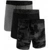 Pánske boxerky Under Armour Perf Tech Print 6in 3Pack Black Pánske boxerky Under Armour Perf Tech Print 6in 3Pack Black
