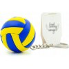Prívesok na kľúče volejbalová lopta Prívesok na kľúče volejbalová lopta