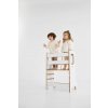 BabyWood Učiaca veža Kitchen Helper SLIM M double biela