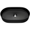 ArtCom Keramické umývadlo BEYOND 3 E-6531 | čierny mat 56 x 36 cm ArtCom Keramické umývadlo BEYOND 3 E-6531 | čierny mat 56 x 36 cm