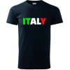 Italy Nápis - Klasické pánske tričko vyššej gramáže - L ( Tmavomodrá (veľmi tmavá - skoro čierna) ) Italy Nápis - Klasické pánske tričko vyššej gramáže - L ( Tmavomodrá (veľmi tmavá - skoro čierna) )
