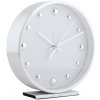 Dizajnové stolné hodiny - budík 5970WH Karlsson 16cm Dizajnové stolné hodiny - budík 5970WH Karlsson 16cm