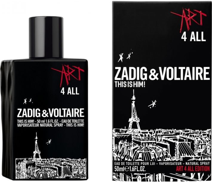 Zadig & Voltaire This is Him! Art 4 All Edition toaletná voda pánska 50 ml