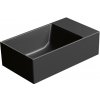 Nástenné umývadlo obdĺžnikové GSI čierne Nástenné umývadlo obdĺžnikové GSI čierne