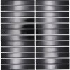 Keramická mozaika CG ST 250 prúžky uni čierna lesklá 29,6x30cm Keramická mozaika CG ST 250 prúžky uni čierna lesklá 29,6x30cm
