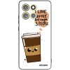 Picasee silikónový čierny obal pre Motorola Moto G86 5G - Cute coffee Picasee silikónový čierny obal pre Motorola Moto G86 5G - Cute coffee