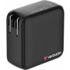 Verbatim Mini GaN nabíjačka s displejom, 3× USB-C PD 140 W, 1× USB-A QC 3.0, čierna - Verbatim 30240 Verbatim Mini GaN nabíjačka s displejom, 3× USB-C PD 140 W, 1× USB-A QC 3.0, čierna - Verbatim 30240