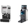 Gaggia New Classic E24, stainless steel + Rancilio Rocky Doserless Gaggia New Classic E24, stainless steel + Rancilio Rocky Doserless