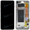 LCD displej Samsung Galaxy S10 (G973) a dotyk s krytom strieborným Originál LCD displej Samsung Galaxy S10 (G973) a dotyk s krytom strieborným Originál