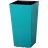 PLASTKON Samozavlažovací Elise tyrkysový 15 x 15 x 26 cm