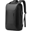 BANGE Kožený Business batoh s USB + zámok Hiliaras Čierny 23L BANGE Kožený Business batoh s USB + zámok Hiliaras Čierny 23L