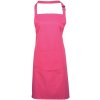 Premier Workwear zástera s náprsenkou a vreckom Hot pink Premier Workwear zástera s náprsenkou a vreckom Hot pink