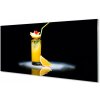 Sklenený obklad do kuchyne orange koktail 100x50 cm Sklenený obklad do kuchyne orange koktail 100x50 cm