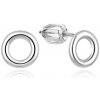 MOISS Strieborné náušnice kôstky Krúžky E0004412 MOISS Strieborné náušnice kôstky Krúžky E0004412