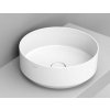 Ceramica Dolomite Noemi umývadlo 44x44 cm okrúhly pultové umývadlo biela matná D310541 Ceramica Dolomite Noemi umývadlo 44x44 cm okrúhly pultové umývadlo biela matná D310541