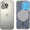 Apple iPhone 16 Pro - Sklo Zadného Krytu / Housingu + Sklíčka Kamery + MagSafe Magnetický Krúžok (Prírodný titán / Natural Titanium) - Original Apple Apple iPhone 16 Pro - Sklo Zadného Krytu / Housingu + Sklíčka Kamery + MagSafe Magnetický Krúžok (Prírodný titán / Natural Titanium) - Original Apple