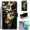 Peňaženkové kožené puzdro DRAWING na Xiaomi Redmi Note 9T - Golden Butterfly Group Peňaženkové kožené puzdro DRAWING na Xiaomi Redmi Note 9T - Golden Butterfly Group