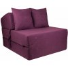 Rozkladacie kreslo - prešívané 70x15x200 cm - Fialová Rozkladacie kreslo - prešívané 70x15x200 cm - Fialová