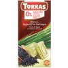 Torras - Biela čokoláda s chlorelou a čiernou morskou soľou 75 g 75g Torras - Biela čokoláda s chlorelou a čiernou morskou soľou 75 g 75g