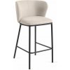Béžová barová stolička (výška sedadla 65 cm) Ciselia – Kave Home Béžová barová stolička (výška sedadla 65 cm) Ciselia – Kave Home