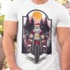 Tričko s potlačou MOTORCYCLE SANTA Dámsky Biela XL Tričko s potlačou MOTORCYCLE SANTA Dámsky Biela XL
