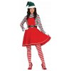 KOSTÝM ELFKY V PRUHOVANOM PREVEDENÍ, VIANOČNÝ OUTFIT ELF, VEĽKOSŤ M KOSTÝM ELFKY V PRUHOVANOM PREVEDENÍ, VIANOČNÝ OUTFIT ELF, VEĽKOSŤ M