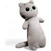 XL PLYŠOVÁ HRAČKA MAZNAČIK MAČKA MAČIČKA VANKÚŠ SIVÁ 60CM XL PLYŠOVÁ HRAČKA MAZNAČIK MAČKA MAČIČKA VANKÚŠ SIVÁ 60CM