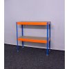 N5K Galaxy Kovový regál 2 police modro oranžový 96 x 120 x 40 cm 250 kg N5K Galaxy Kovový regál 2 police modro oranžový 96 x 120 x 40 cm 250 kg
