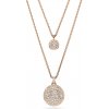 Swarovski Dvojitý bronzový náhrdelník Meteora 5683449 Swarovski Dvojitý bronzový náhrdelník Meteora 5683449