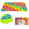 EcoToys Penová podložka puzzle 178x178 cm 36 ks Letters & Numbers