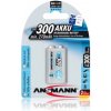Ansmann akumulátor 9V NiMH 270 mAh (1 ks) maxE 10603 OEM Ansmann akumulátor 9V NiMH 270 mAh (1 ks) maxE 10603 OEM